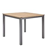 NATERIAL - Gartentisch quadratisch ORIS - 4 Personen - Holztisch 90x90 cm...