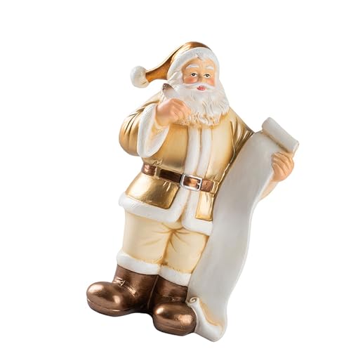 Statue de Père Noël en résine pour centre de table festif - 5