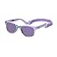 Matte Purple With Leaf Print