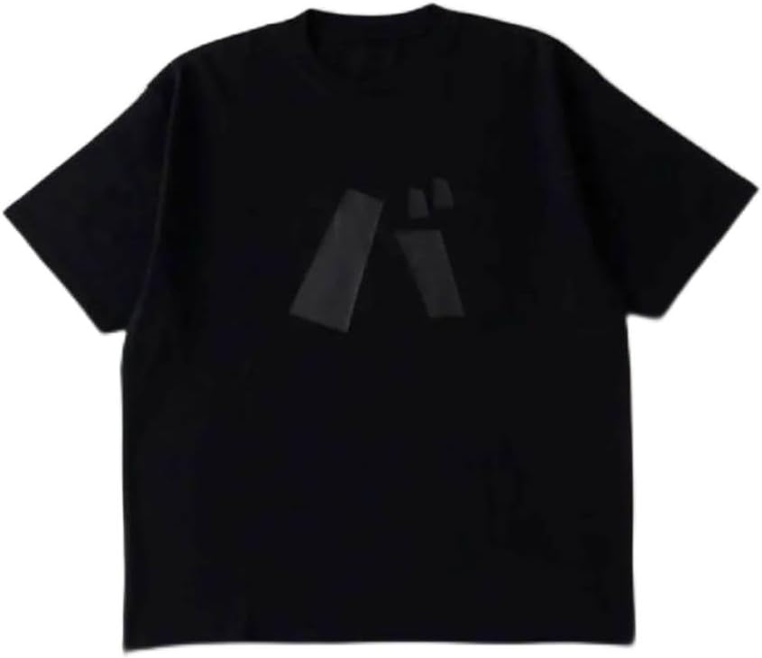 BLACKコムデギャルソン 製品染めレッドボーダー長袖クルーネックT