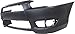 Evan Fischer Front Bumper Cover Compatible with 2008-2015 Mitsubishi Lancer Primed With Fog Light Holes