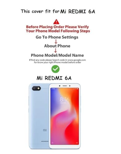 Image of COVERBLACK Soft Rubber Silicon Clear Back Cover Compatible Model for MI Redmi 6A - Transparent