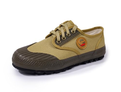 Roofing Shoes for Men Roofer Workers - Indestructible Safety Work Sneakers with Hard Toe Enhanced Grip Anti Slip Sole, Lightweight Breathable Comfortable Wear Welding Ankle Boots (Low Top,7.5)