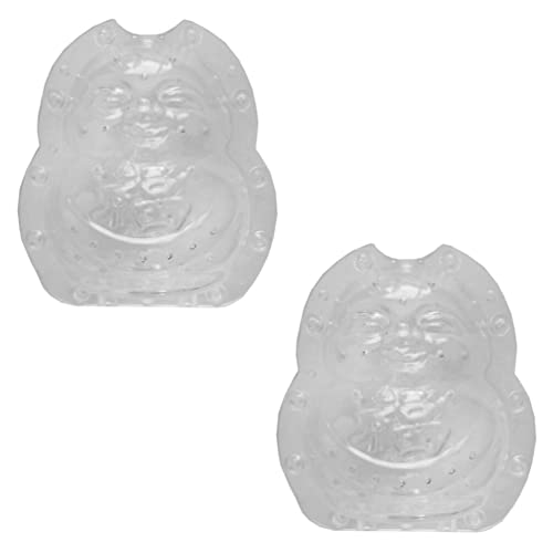 PATKAW Gurkenformer 2 Stück Fruchtformform Buddha- Förmige Früchte Äpfel Birne Pfirsich Wachstum Formform Wassermelone Anbauform Klare Melonenformen Formwerkzeug Für Garten Formen Gurke