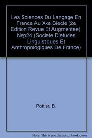 Les Sciences Du Langage En France Au Xxe Siecle (2