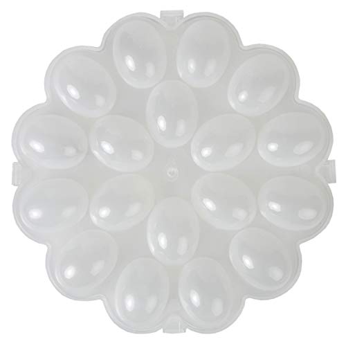 Trenton Gfits Deviled Egg Tray | Durable Plastic | Safelytransport Perfect Deviled Eggs | Holds Up To 18 Deviled Eggs #TOP3