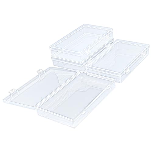 4 Stück rechteckige transparente...