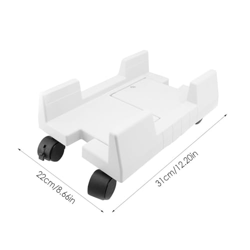 Soporte para CPU Torre de Computadora, Carro Universal para Gabinete PC con Ruedas de Rodamiento, Blanco miniatura 2