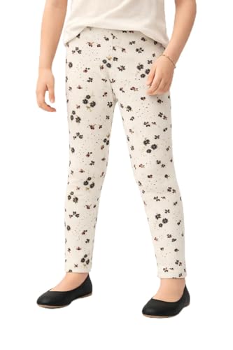 Image of Amazon Brand - Symbol Girl's Cotton Ribbed Stretchable Leggings | Ankle Length | Aged 2-14 Years