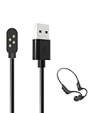 BOVUGAC 2 Pack for DEMICEA LibreRun X6 Bone Conduction Headphones Charger, Magnetic Replacement Charging Cable Compatible with DEMICEA LibreRun X6 Bone Conduction Headphones(Black)