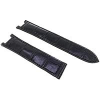 Cartier - Correa de reloj para Pasha (cierre plegable, 20 mm), color negro