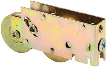 Sliding Glass Patio Door Roller, 1-1/2 Tandem Steel Wheels, 3/4 Wide Housing