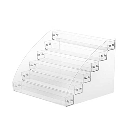 Scaffale per smalto per unghie, supporto multifunzionale per esposizione di matita labbra acrilica, organizer per smalto per unghie, mensola per smalto per unghie, mensola per vassoio di stoccaggio