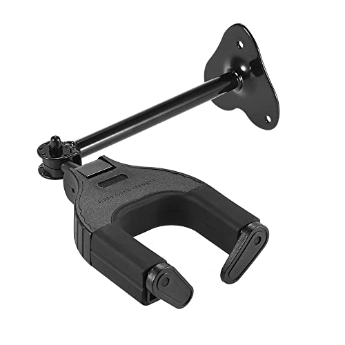 SHUIYUE Support réglable Hook Wall Mount Guitar Hanger Keeper Auto Grip système en Forme de Coeur en métal de Base pour… - Les Beatles, Paul McCartney, John Lennon, RIngo Starr, George Harrison SHUIYUE Support réglable Hook Wall Mount Guitar Hanger Keeper Auto Grip système en Forme de Coeur en métal de Base pour… – Image 3