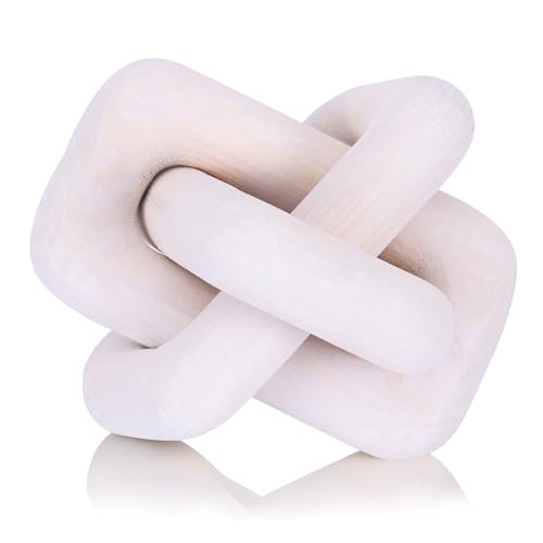 Wooden Knot Bohemian Home Decor (White)