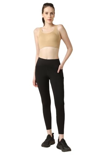 Image of Van Heusen Women's Cotton Sports Bra | Racerback | Medium Impact | Anti‑Bacterial Tech | Keeps you dry and Fresh | Sweat Absorbent | Ideal for Workout & Gym | Lightly padded | Slip -on Bra| Style 44004