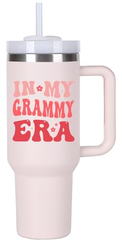 momocici Grammy Gifts Ideas for Grandma.40 oz In My Grammy Era Tumbler with Handle.Grammy Gift.Grammy Cup.Grammy Tumblers.40 oz Birthday Christmas Mothers Day Cups Tumbler Gifts for Grammy.