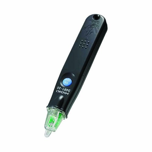 Hioki 348122 Bright Twin Light Audible Voltage Detector, 600V AC