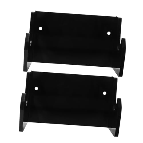 TOBBOMEY 2pcs Acrylic Skateboard Wall-Mounted Rack Versatile Storage Holder for Skateboards Snowboards More Easy to Install Screw Kit Space-Saving Organizer for Home Garage