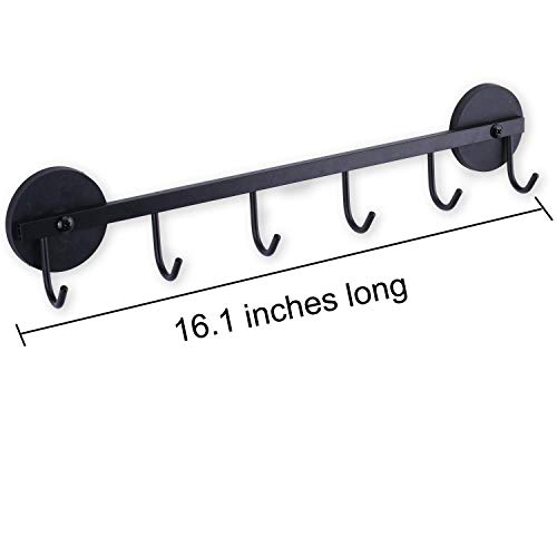 Levoshua 6 Hooks Magnetic Utensil Holder Untensil Rack Tool Hanger Organizer For Refrigerator thumb #3