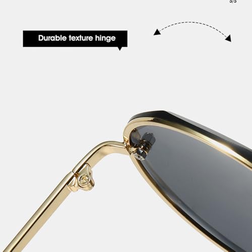 Round Rimless Sunglasses Men Woman Luxury Large Frame Sun Glasses Female Vintage UV400 Shades Eyewear4