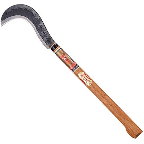 'OJIKA' Scythe long handle double-edged Aogami steel blade forestry Japan tools 23.6inch Cover