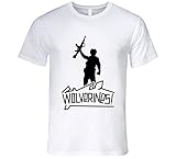 Red Dawn Wolverines Swayze Retro 80's Action Movie T Shirt L White