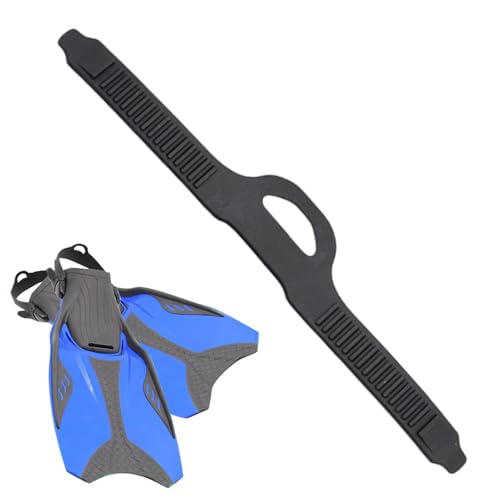 Correas de aleta de natación – Correas ajustables de repuesto para aletas de buceo, bandas de sujeción antideslizantes y seguras, estructura elástica cómoda y flexible, construcción resistente a la