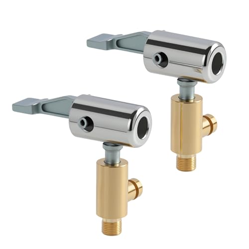 Nexaflow 2 Pièces Adaptateur de Gonflage 6.5mm, Embout Gonfleur Pneus Voiture avec Raccord Rapide, Embout de Gonflage pour Pompe à Air, Outils pour Valves de...