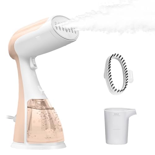 Image of Portable Hand Held Steamer for Clothes - 1350W Handheld Clothes Steamer, 15S Rapid Heating, Garment Wrinkle Remover Fastly Make Clothes Soft, Large-Capacity Iron for Hotels /Travel