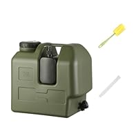 Jiuvaso Brocca per Acqua da Campeggio con Rubinetto e Dispenser di Sapone, a Prova di perdite, Contenitore per Acqua per Picnic, Uso Domestico, Escursionismo,