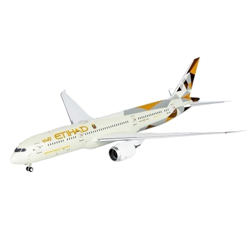 Avión de pasajeros 15cm B787-9 decoración elegante para despachos y salones