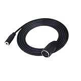 SinLoon 5-Pin DIN Cable DIN 5 Pin MIDI Plug Female to 3.5mm (1/8in) TRS Stereo Female Jack Converter...