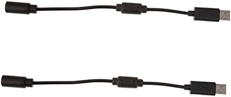 2pcs/lot USB Breakaway Adapter Cable for Xbox 360 Wired Controllers for Xbox 360 Rock Band and for Guitar Hero Charging Cord