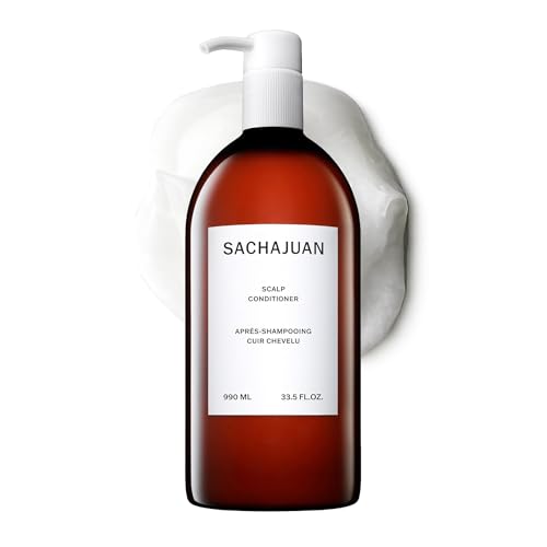 SACHAJUAN Scalp Conditioner 990ml, For Dry Itchy Scalp, Oily Hair & Dandruff. Salicylic Acid, Rosemary Oil & Ginger Formula With Ocean Silk Technology.