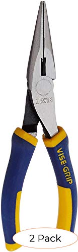 IRWIN VISE-GRIP Long Nose Pliers, 6-Inch (2078216) (Pack 2)