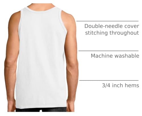 Image of Hanes Mens Originals Tri-Blend Tank Top, Lightweight Tanks for Men, Sleeveless Tank Shirt