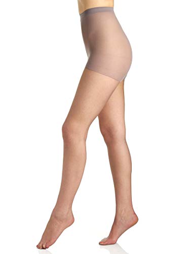 Image of Berkshire 4408 Women's Ultra Sheer Non Control Top Pantyhose - 15 Denier Tights for Women's with Sandalfoot Toe