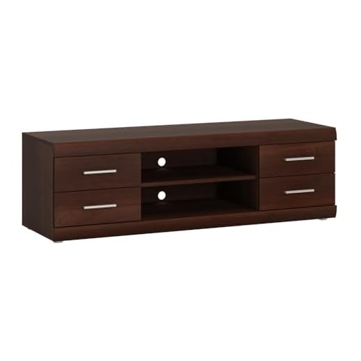 Lomadox TV Lowboard Nussbaum 140 cm