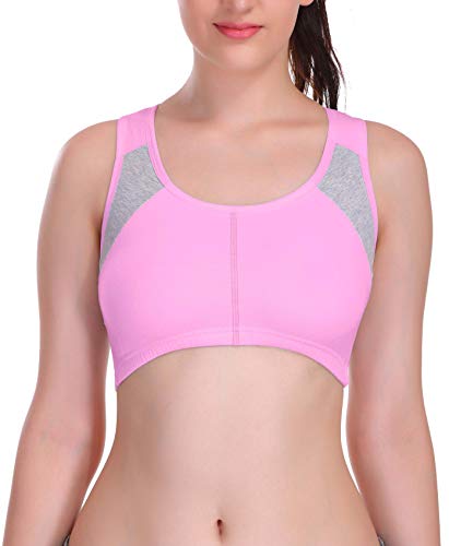 Image of Eve's Beauty Women's Cotton Padded Wire Free Sports Bra