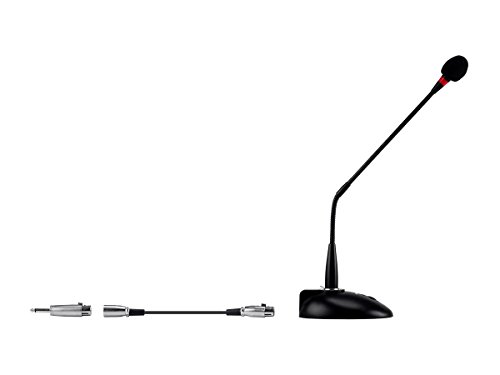 Image of Monoprice Commercial Audio Desktop Paging Microphone with On /Off Button (NO Logo)