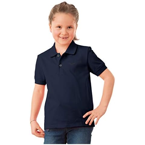 Trigema Mädchen 221601 Poloshirt, Blau (Navy 046), 140 Cover