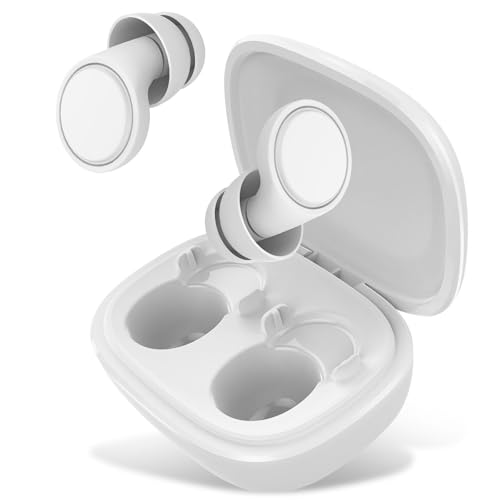 Tapones para los oídos, tapones oidos cancelacion de ruido Reutilizables con 7 pares de almohadillas de silicona, tapones para dormir para estudiar, concentrarse, viajar y asistir a conciertos