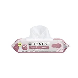 The Honest Company Nourish + Cleanse Benefit Wipes | Cleansing Multi-Tasking Wipes | 100% Plant-Based, Hypoallergenic…