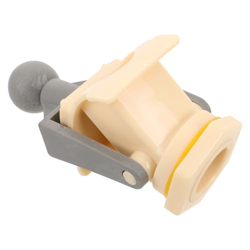 Gatuida Válvula de Compuerta para Miel de Plástico Gris Grifo Hermético para Extractor Manual de Miel Herramienta Apícola para Embotellar Equipo y Suministros de Apicultura