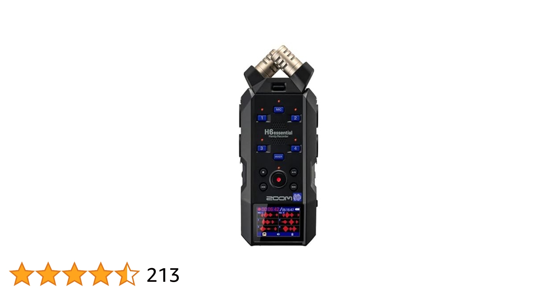 ZOOM H6essential ハンディレコーダー おまけ付 H6essential | ZOOM