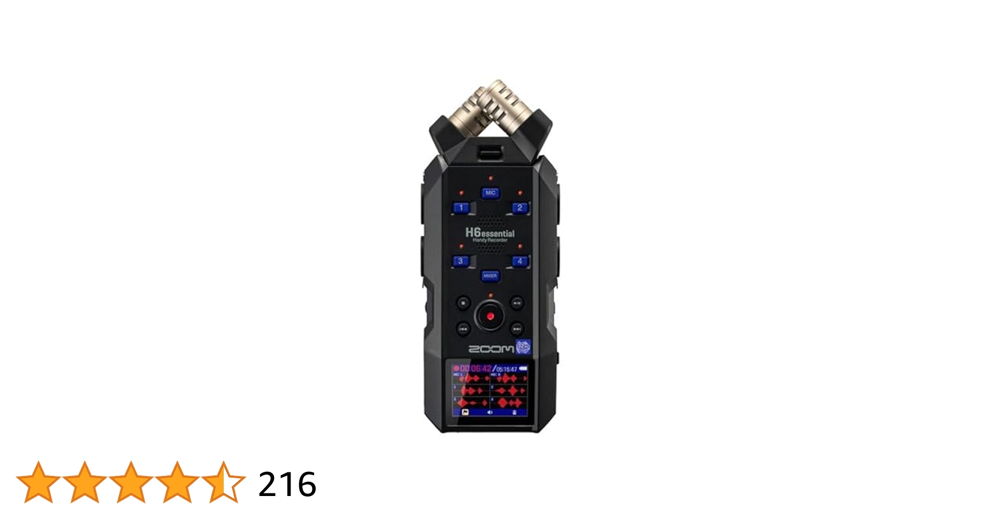 ZOOM H6essential ハンディレコーダー おまけ付 H6essential | ZOOM