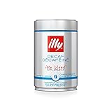 Der unverwechselbare illy Blend behält alle seine Eigenschaften und seine Qualität auch entkoffeinier bei mit einem Koffeingehalt nicht höher als 0,1%.