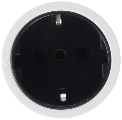 UNITEC Schuko-Kupplung mit Knickschutz bruchfest ws, weiß