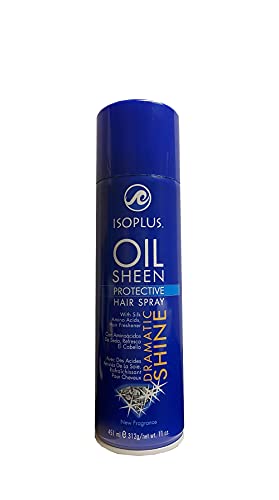 Isoplus Oil Sheen Hair Spray 11 Oz, Pack de 3 miniatura 1